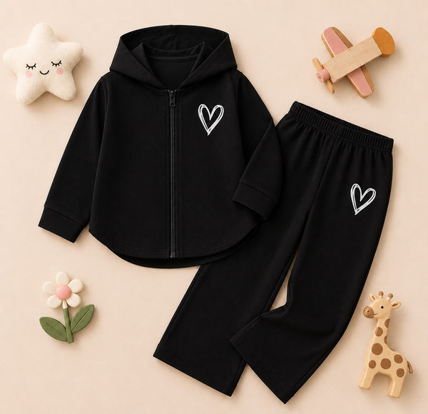 Midnight Heart Zip Up Tracksuit