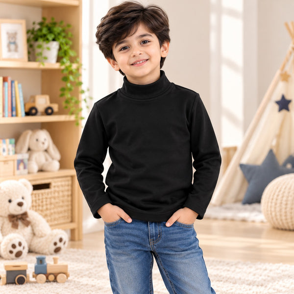 FS Basic Mock Neck Black