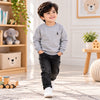 Grey Diamond Stitch Sweatshirt