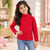 FS Basic Mock Neck Red