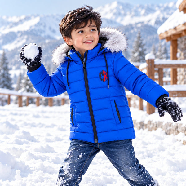 Arctic Blue Puffer Jacket