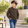 Classic Textured Polo C-Brown