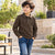 Classic Textured Polo C-Brown