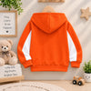 Orange Edge Zipper Hoodie