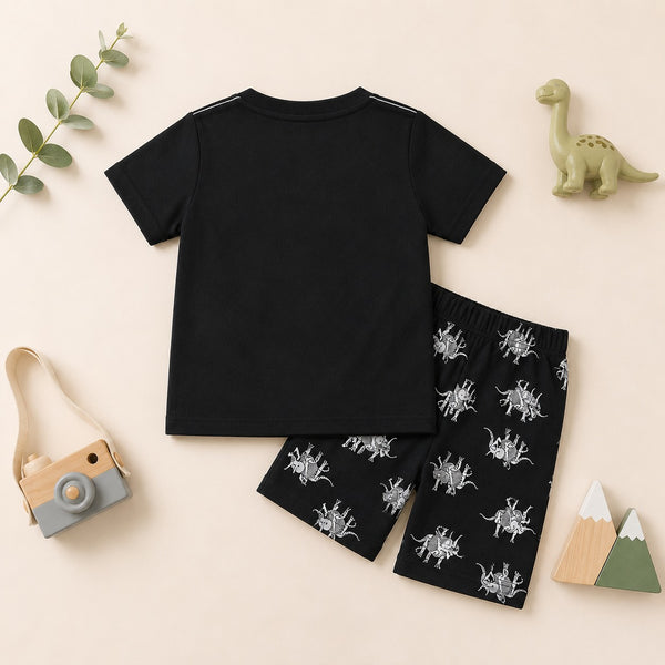 Triceraratops Graphic Set Black