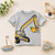 Yellow Excavator Graphic Tee