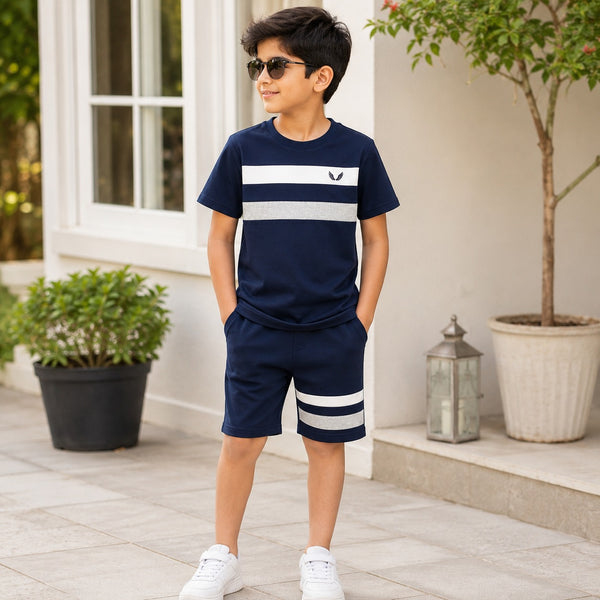 Classic Navy Stripe Set