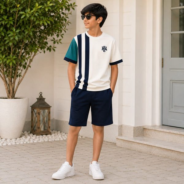 Elite Navy Stripes Set
