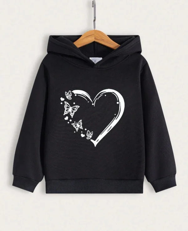 White Butterflies Hood