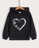 White Butterflies Hood