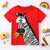 Zebra Graphic Tee Red