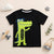 Hello Crocodile Tee Black