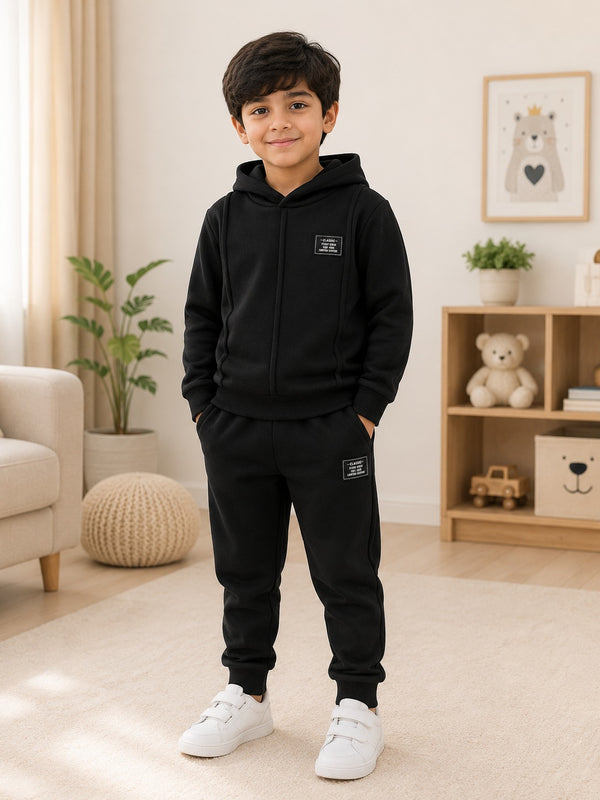 FS Three Stripes Tracksuit Black