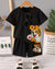 Hello Mini Tiger Graphic Set Black