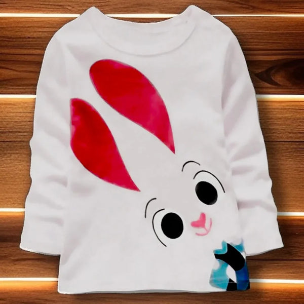 Bunny Graphic Tee (White) FS