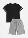 Grey Stripes No 10 Graphic Set