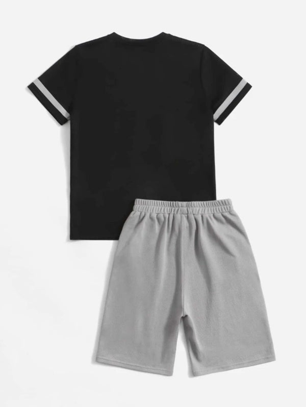 Grey Stripes No 10 Graphic Set