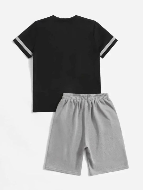 Grey Stripes No 10 Graphic Set