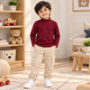 FS Basic Mock Neck Maroon