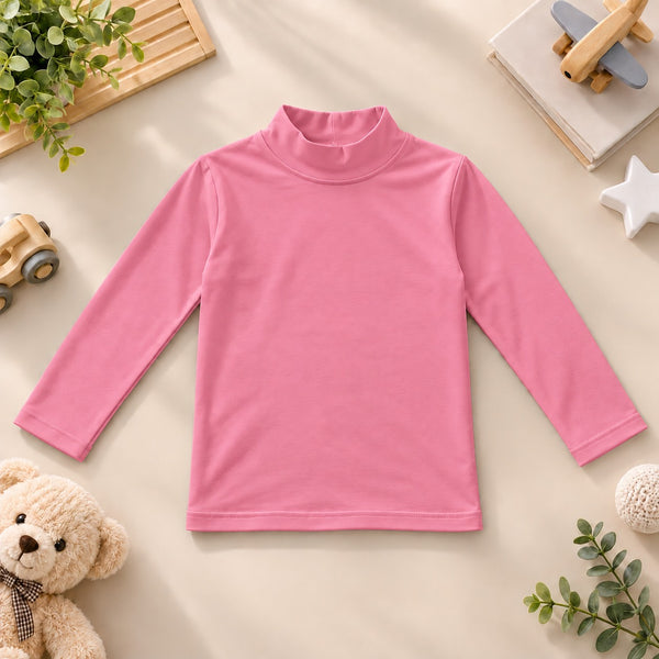 FS Basic Mock Neck Pink