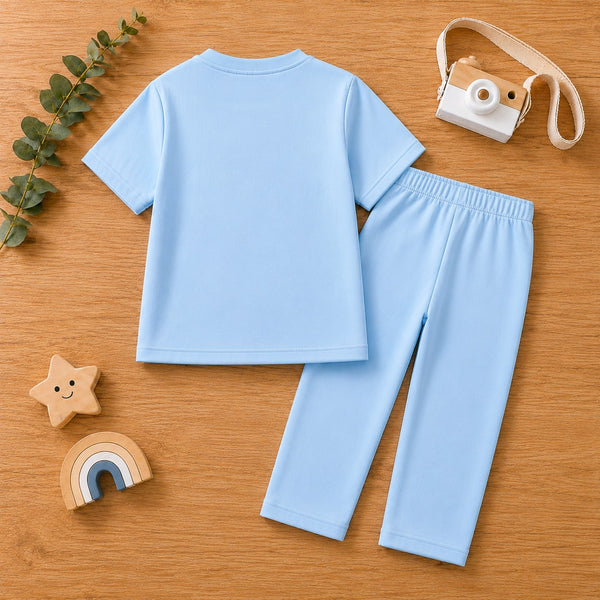 Classic Love Co Ord Set Sky