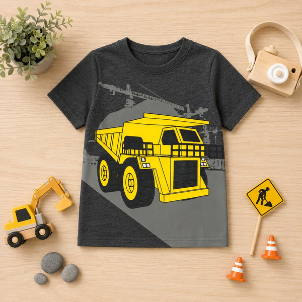 Cement Truck (Yellow) Graphic Tee