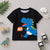 Run Blue Dino Graphic Tee
