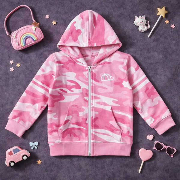 FS Zipper Hoodie (Multi Pink)