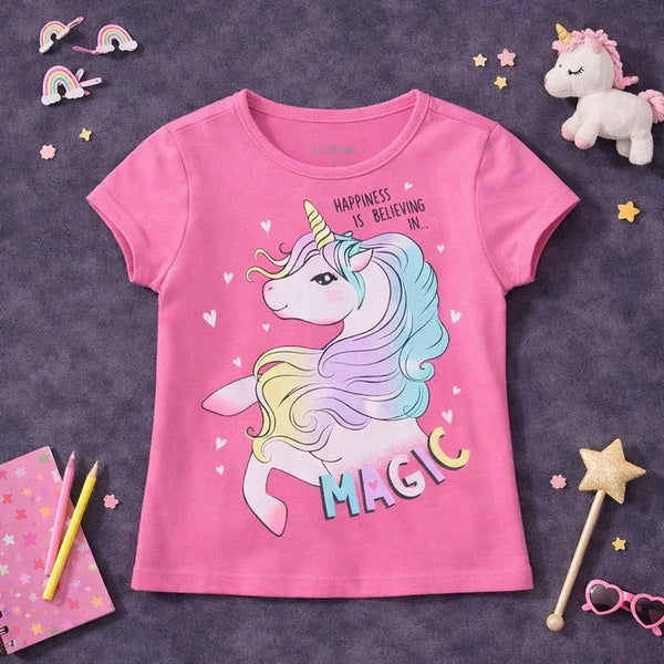 Pink Magic Unicorn Graphic Tee