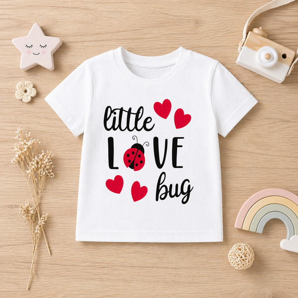 Little Love Bug Graphic Tee White