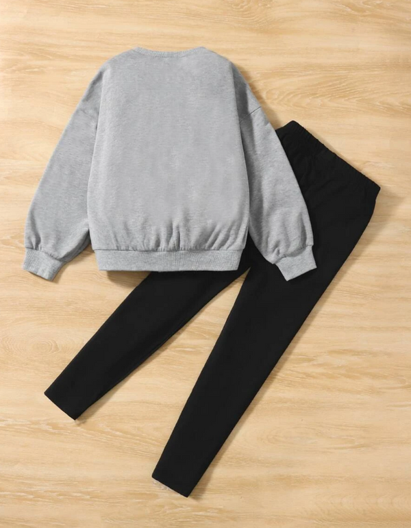 Bandana Cat Tracksuit Light Grey