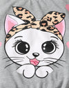 Bandana Cat Tracksuit Light Grey