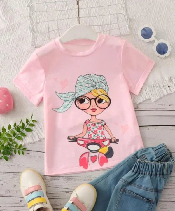 Bandana Scooter Girl Graphic Tee
