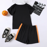 Basket Ball Graphic Set Black