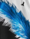 Blue Feather Graphic Tee