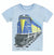 Blue Train Graphic Tee - Funsies Garments
