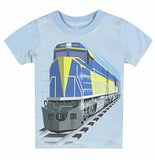 Blue Train Graphic Tee
