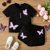 Butterfly Graphic Set Black