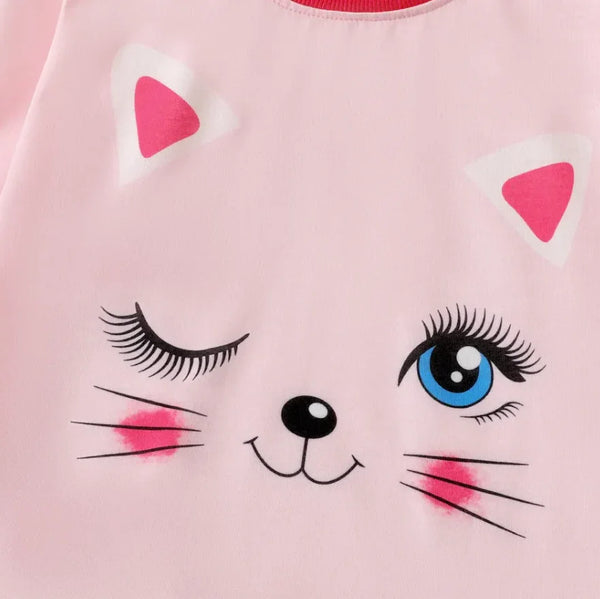 Fs Cute Cat Tracksuit Summer