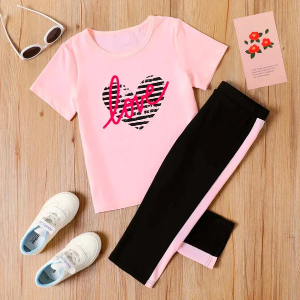 Baby Pink Love Tracksuit