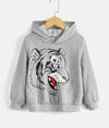 Grey Tiger Hood