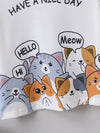 Have A Nice Day Cats Graphic Tee