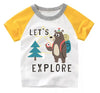 Lets Explore Bear Raglan Tee