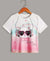 Listen Music Cat Graphic Tee