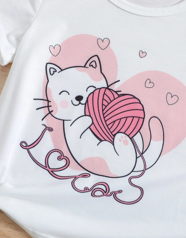 Love Cat Graphic Tee