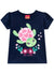 Love Flowers Turtle Graphic Tee