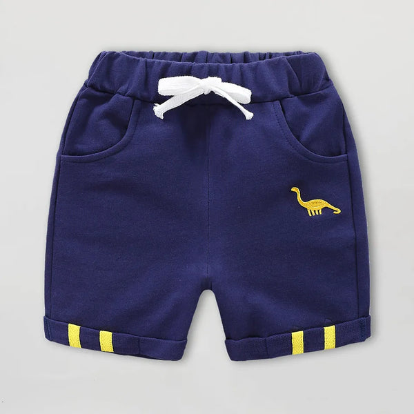 Mini Dino Embroidered Shorts NB
