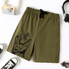 Olive Green T Rex Shorts
