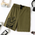 Olive Green T Rex Shorts