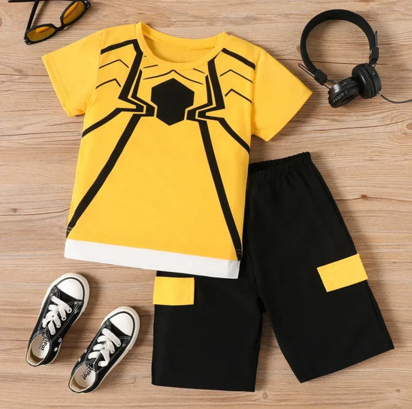 Spider Graphic Set Yellow